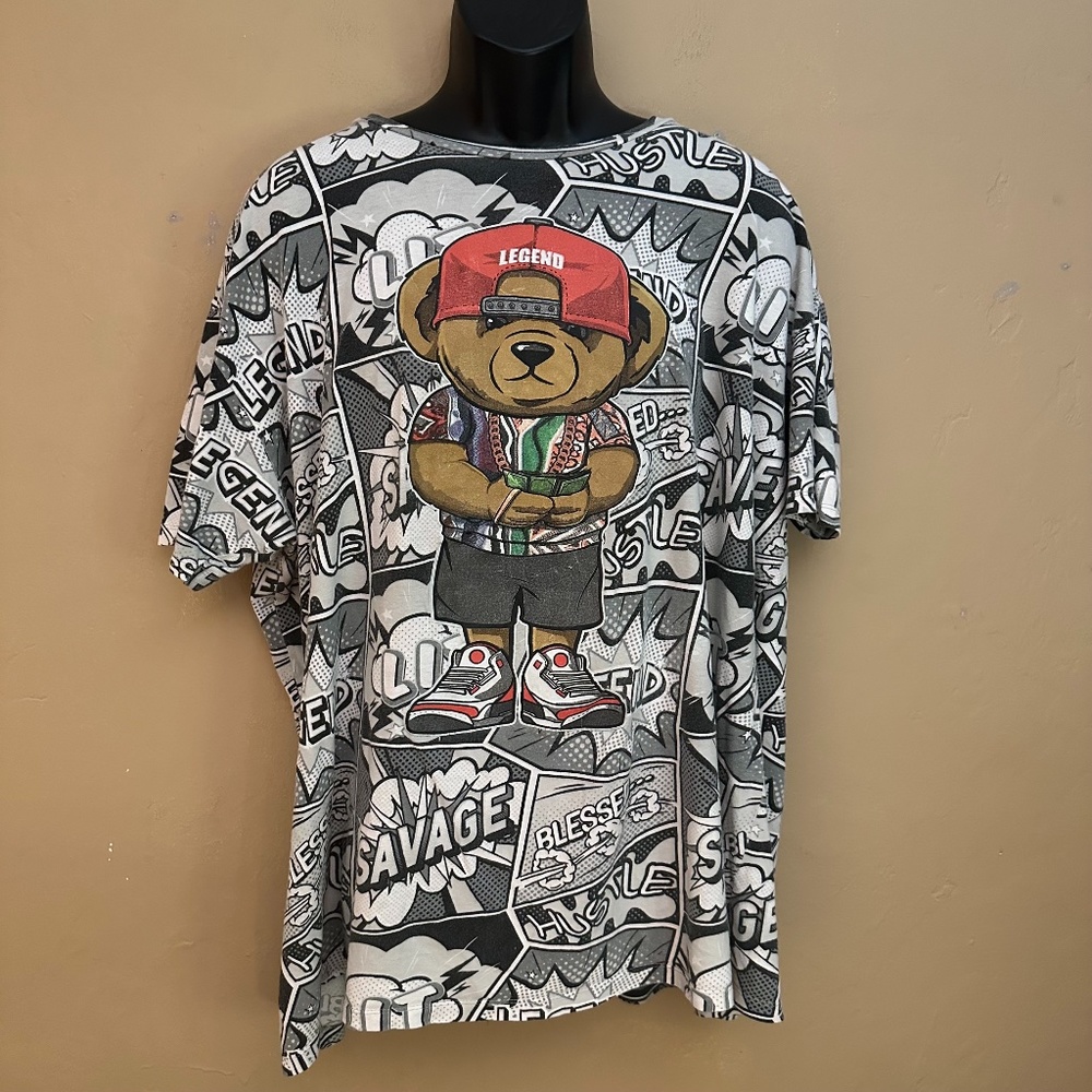 Launder Legend Bear T Shirt 4XL 100% cotton Gently worn